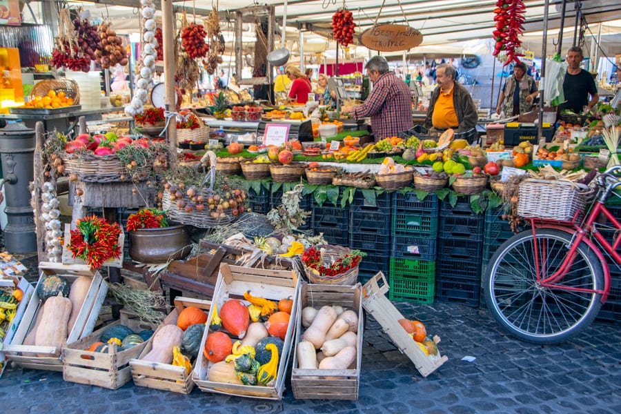 4 ローマ1日目の旅程:Campo de'Fiori