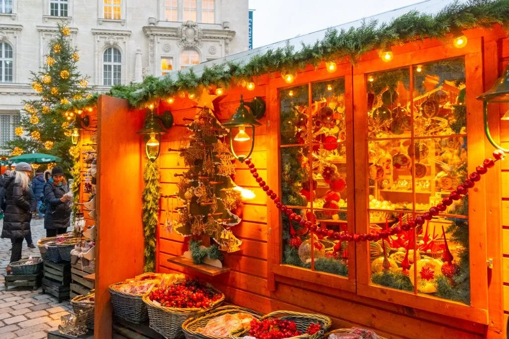 Prague Vienna Budapest Central Europe Itinerary: Vienna Christmas Market