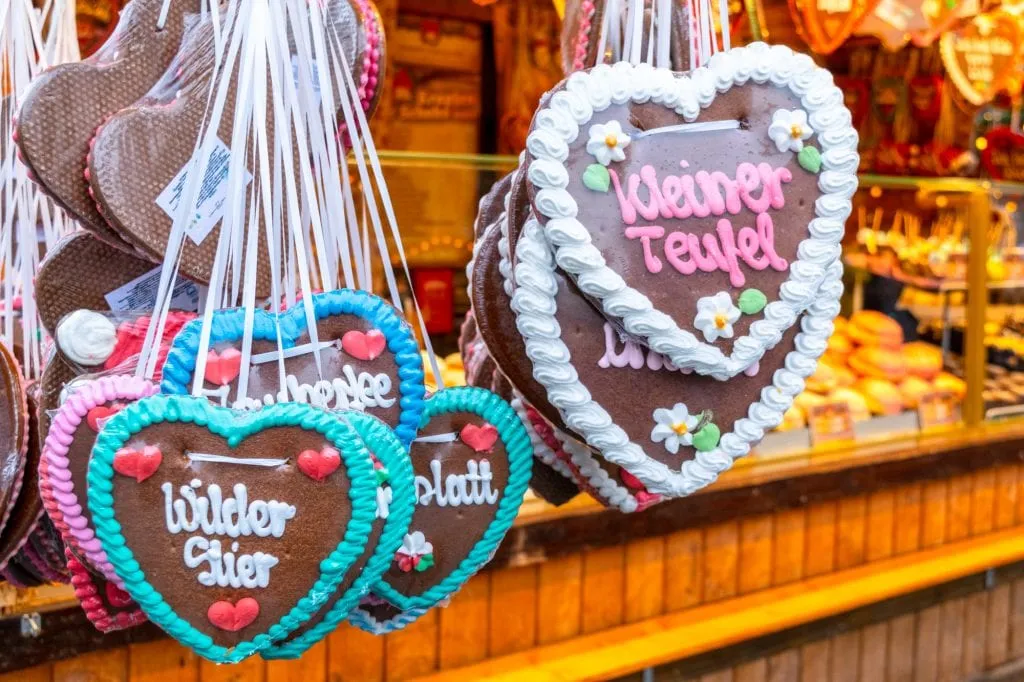 Christmas Markets in Austria: Gingerbread Hearts