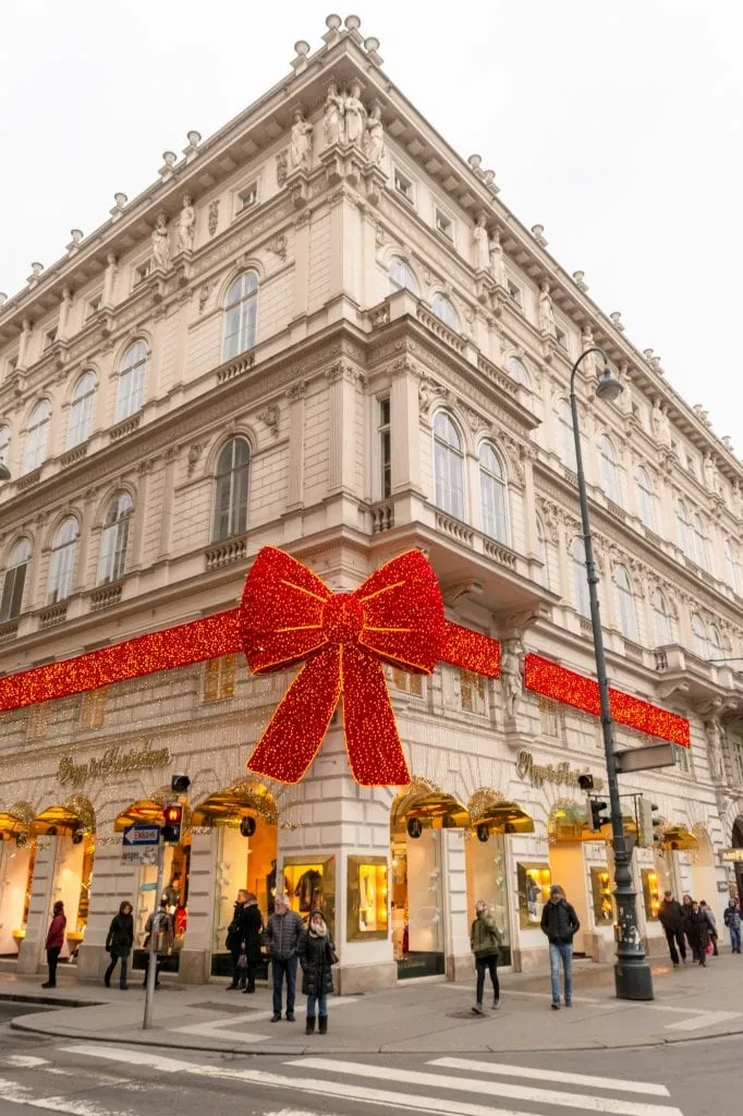 Austria Christmas Market Trip: Department Store in Vienna
