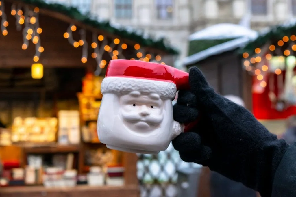 Santa Mug at Austria Christmas market