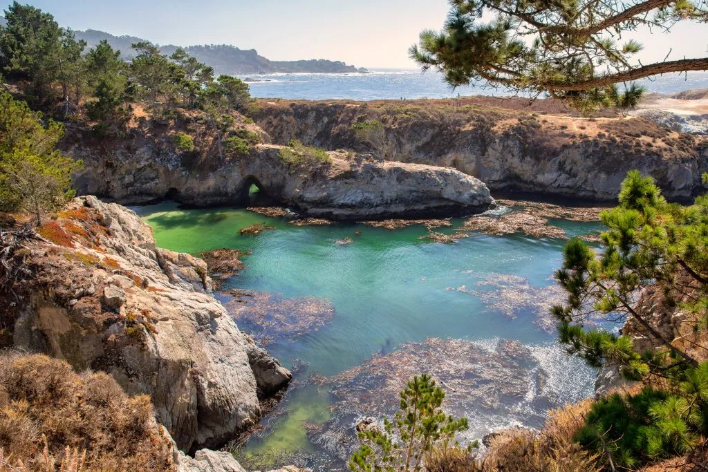 cove beach in carmel by the sea, one of the most romantic places in usa for couples