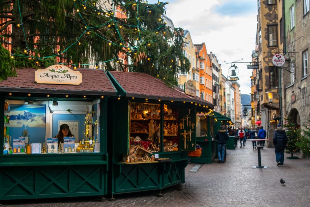 Austria Christmas Market Trip: Stalls at Innsbruck Christmas Market