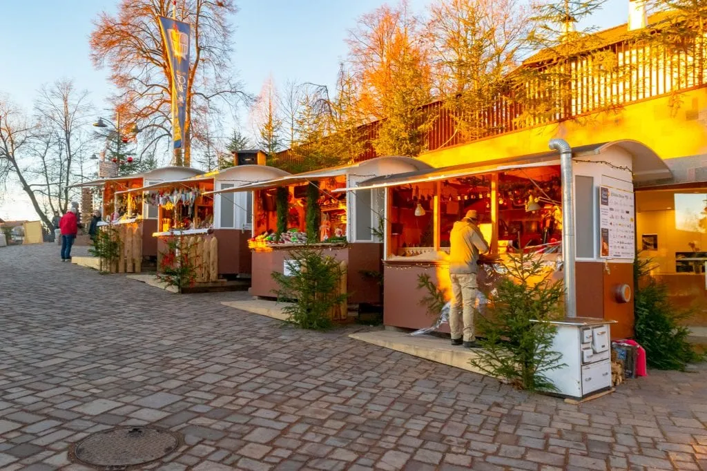 small christmas market in bolzano italy