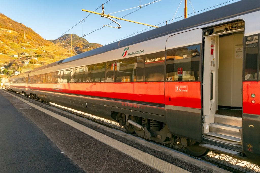 Frecciarosa Zug in Italien: Zug von Florenz nach Bologna