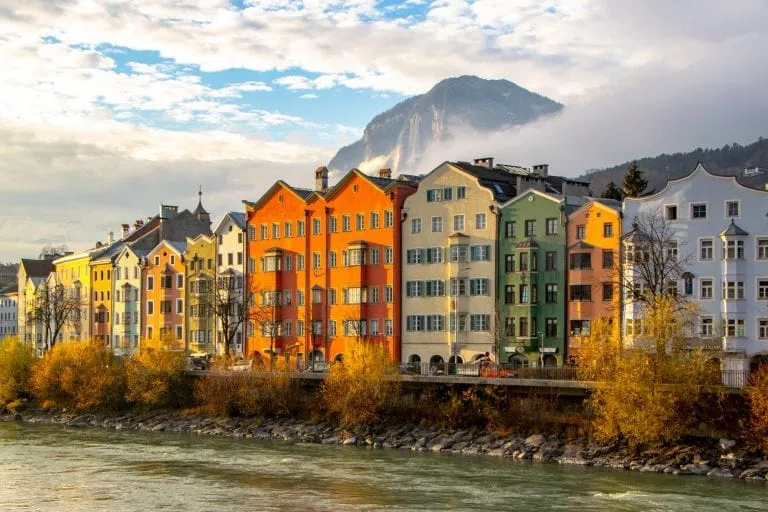 Austria Christmas Market Trip: Innsbruck Houses in December