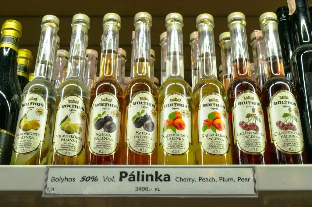 Bestes Essen in Budapest: Palinka