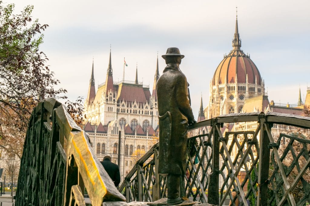 Budapest or Vienna: Statue of Imre Nagy