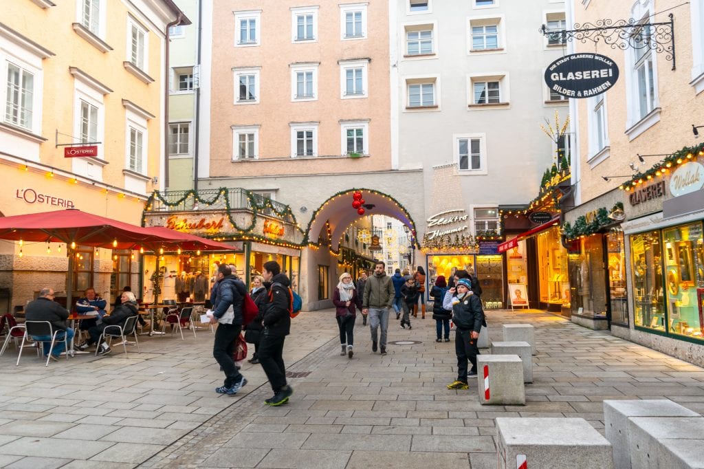 Salzburg in Winter: Walking Area