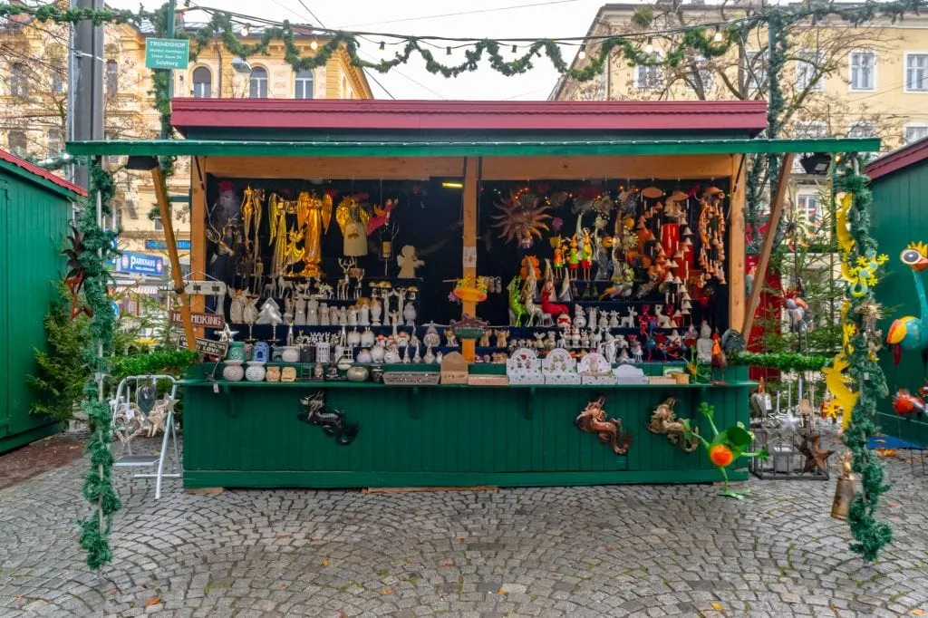 Winter in Salzburg: Christmas Market Booth