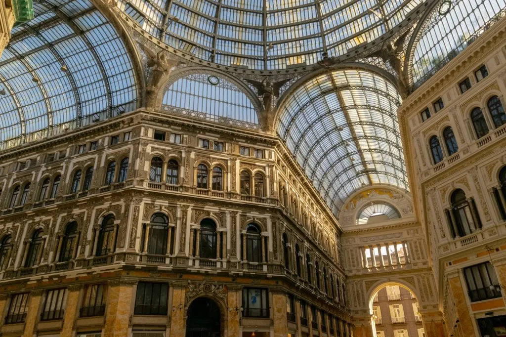 Naples in One Day Itinerary: Galleria Umberto I