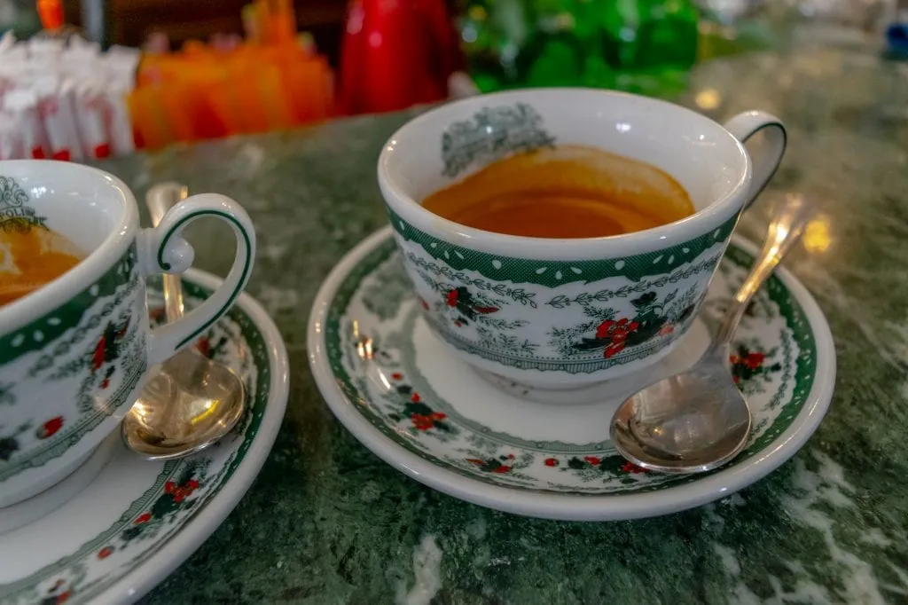 One Day in Naples Itinerary: Espresso at Caffe Gambrinus