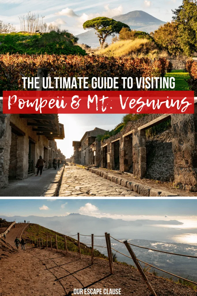 Visiting Pompeii & Mt. Vesuvius: The Ultimate Guide #pompeii #mountvesuvius #italy #travel #ancientrome #romanempire
