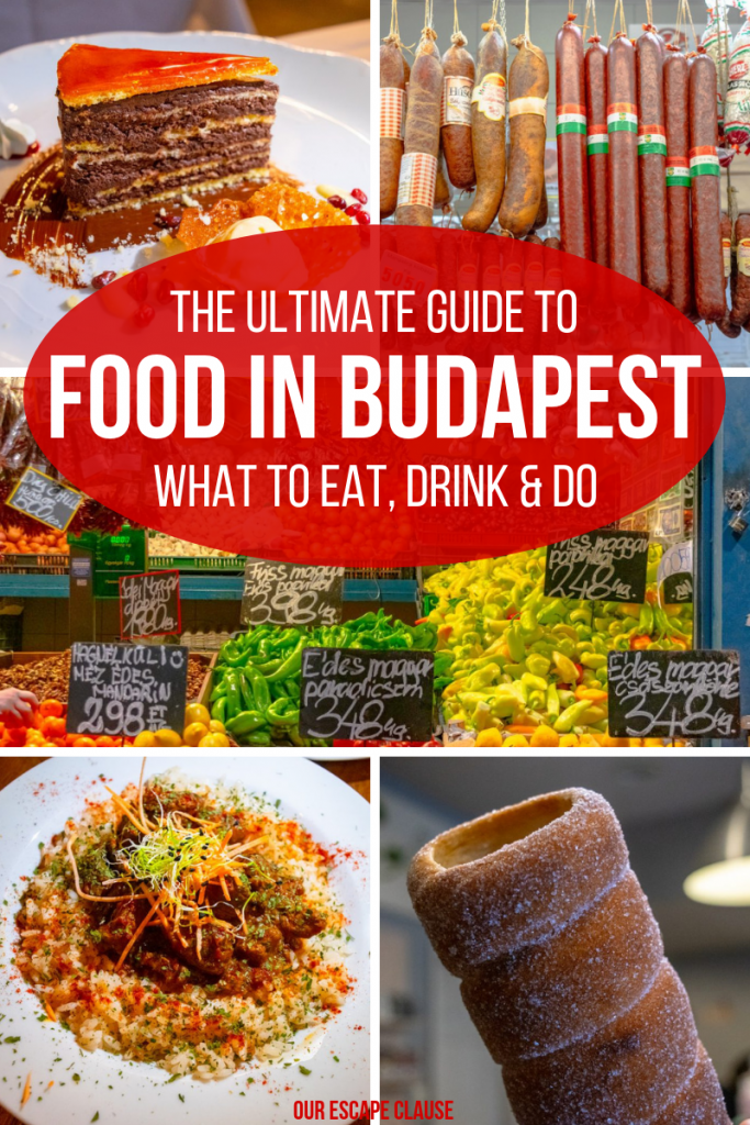 Best Food in Budapest: What to Eat & Drink #budapest #hungary #foodguide #travel