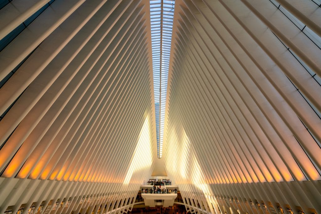 4 Day New York Itinerary: Interior of the Oculus