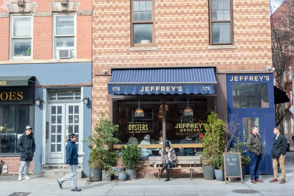 4 Day New York Itinerary: Restaurant in West Village