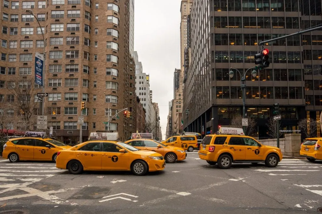 4 Days in New York: Taxis in Midtown