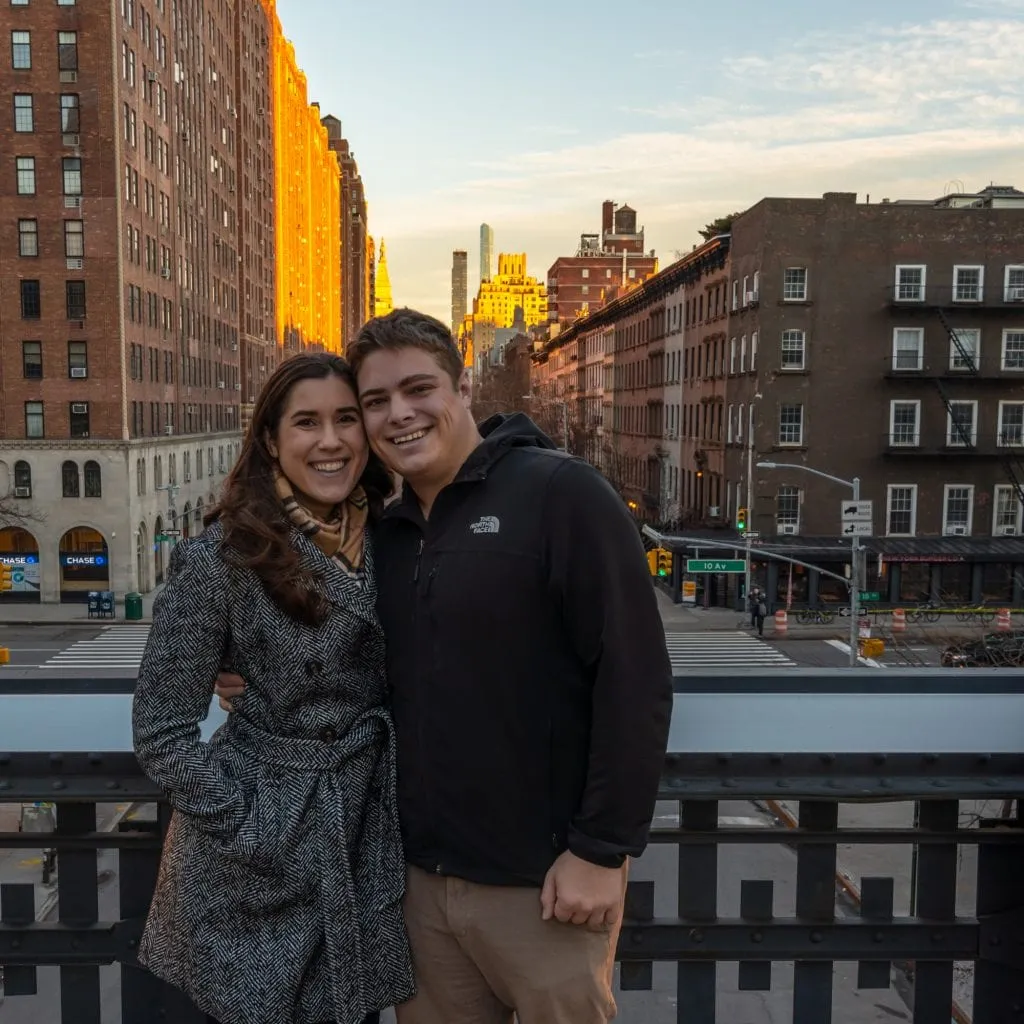 4 Days in New York itinerary: couple on high line