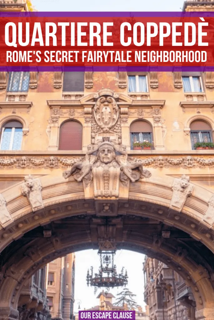 Discover Quartiere Coppedè, Rome's secret fairytale neighborhood! #rome #italy #roma #quartierecoppede #offbeatrome