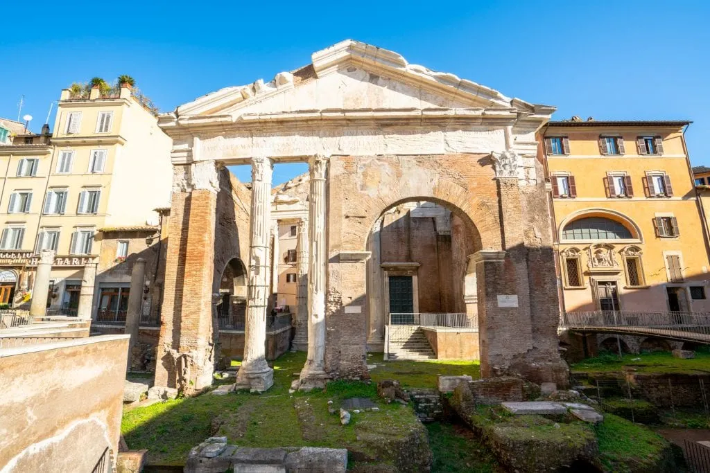 Hidden gems in Rome: Portico of Octavia