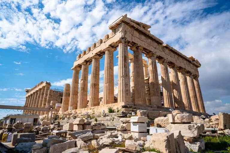 Athens Parthenon--if your dream trip includes this view, your choice between visiting Greece or Croatia is clear!