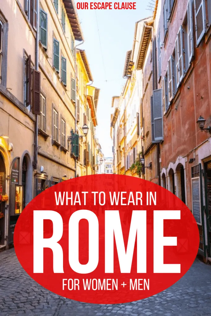 What to Wear in Rome: The Complete Seasonal Fashion Guide for Men + Women #rome #italy #romefashion #italypacking #italypackinglist #romeclothes #romepacking