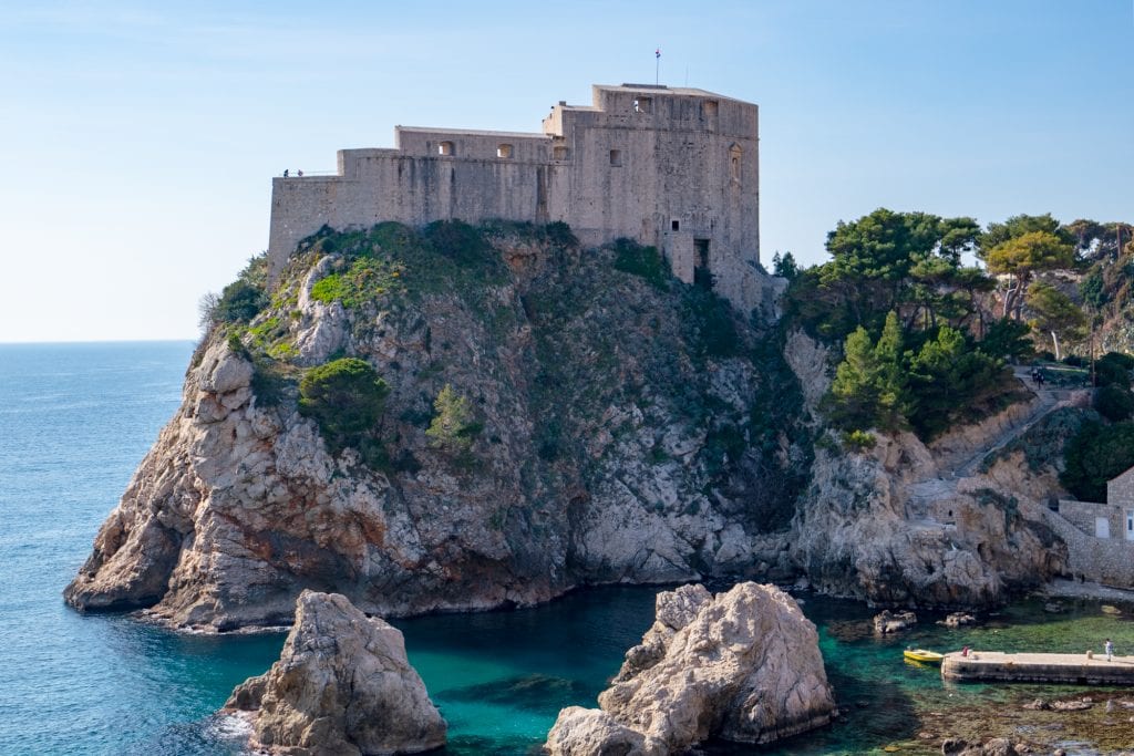 One Day in Dubrovnik Itinerary: Close Up of Lovrijenac Fortress