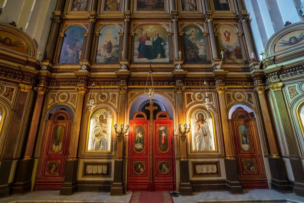 Interior of St Nicholas' Church in Kotor, Fun Things to Do in Kotor Montenegro