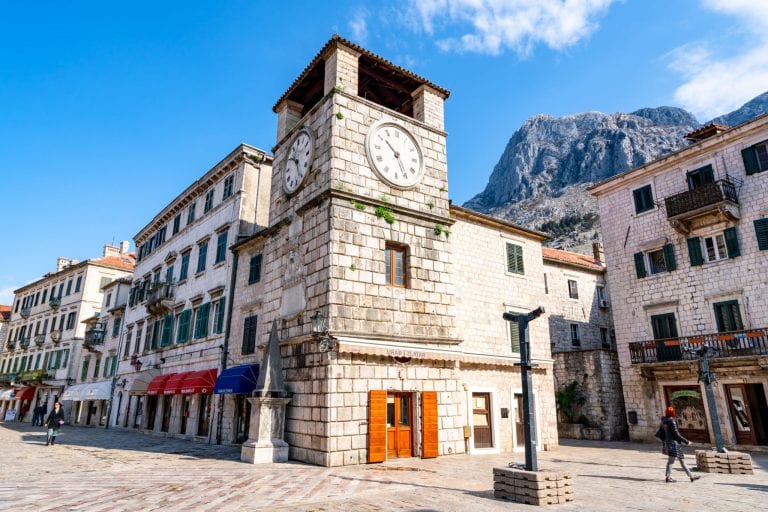 Clock tower in Kotor Old Town: Best Things to Do in Kotor Montenegro