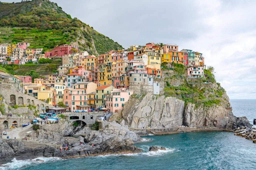 View of Manarola Harbor, Cinque Terre