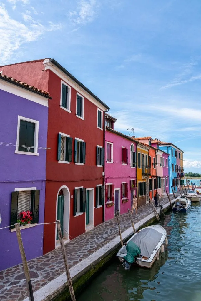 colorful house of the venice island burano