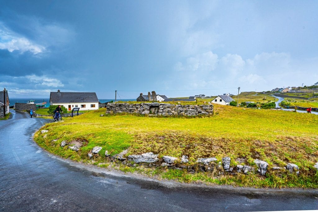 Bronze Age burial mound on Inisheer Ireland