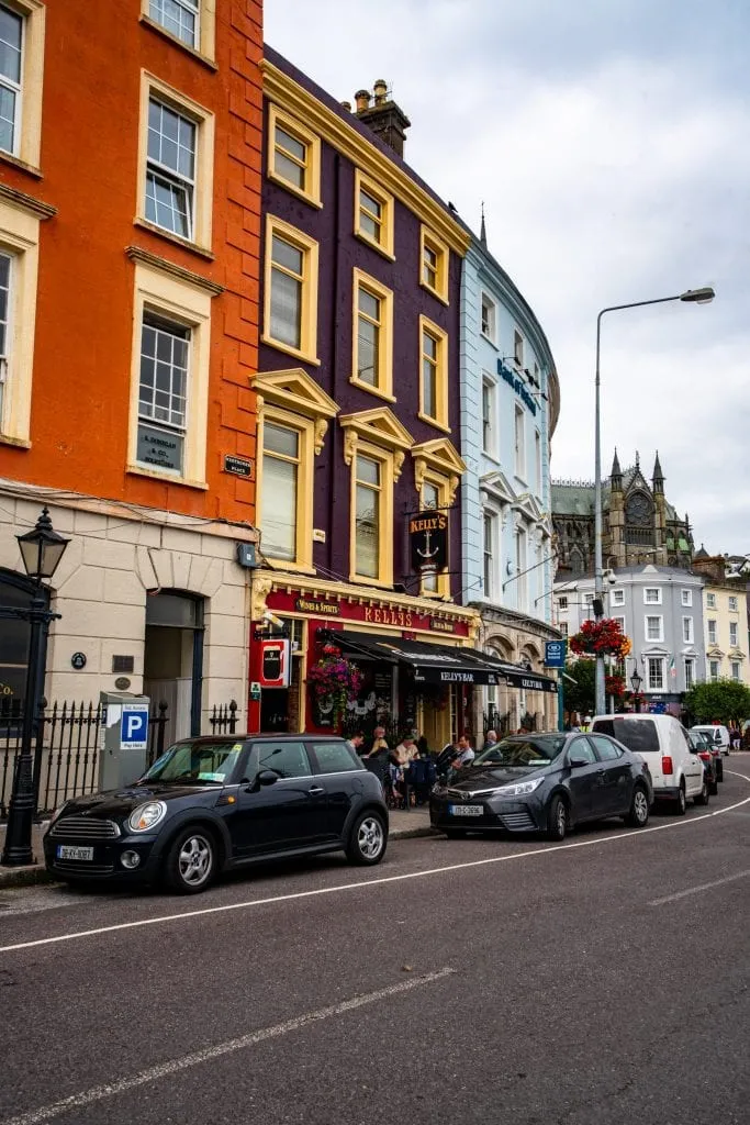 Colorful buildings in Cobh Ireland