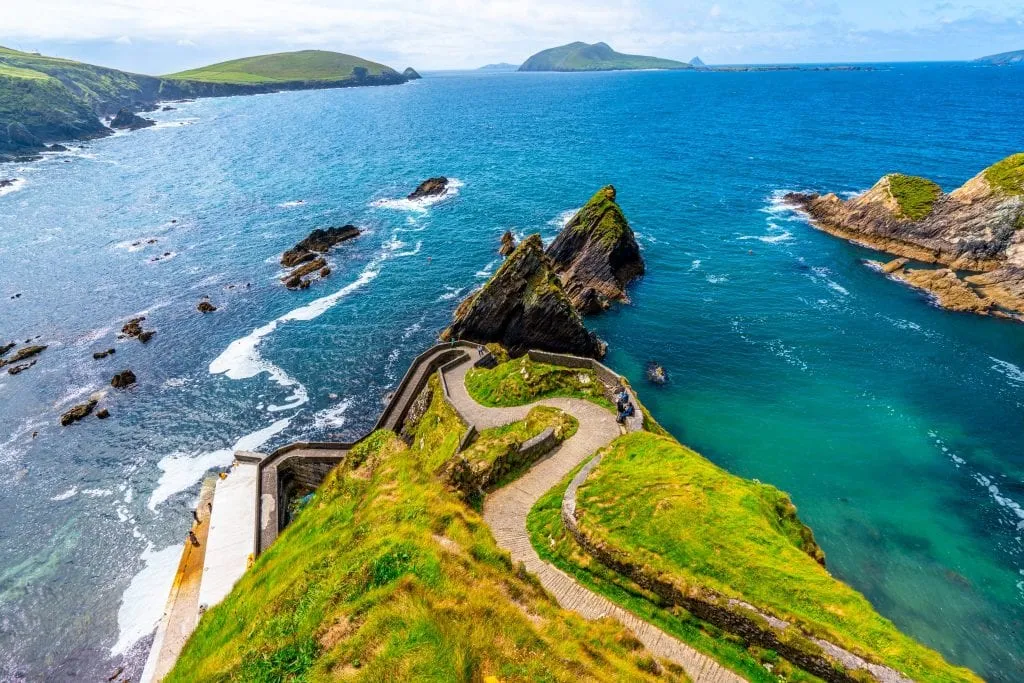 Dunquin Pier on a sunny day along Slea Head Drive Ireland