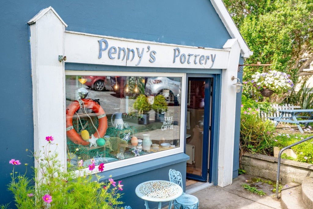 Penny's Pottery exterior near Ventry along Slea Head Drive