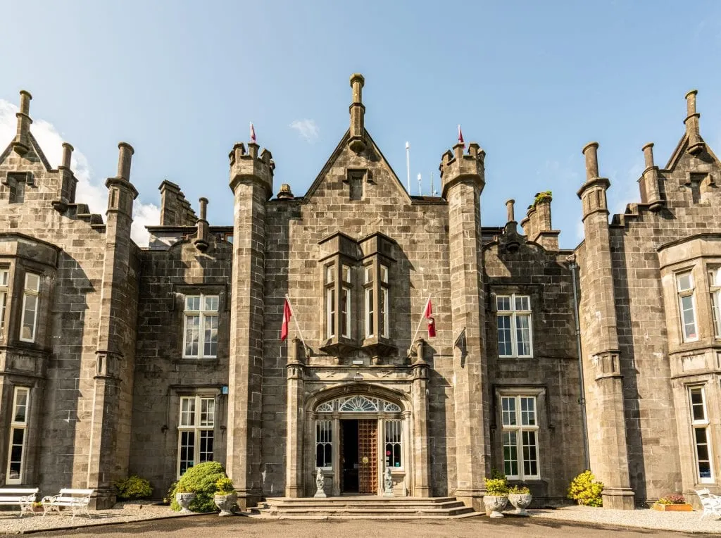 Exterior of Belleek Castle Ireland