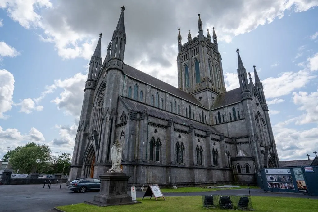 Cathedral in Kilkenny Ireland, an essential stop on your 10 day Ireland road trip itinerary!