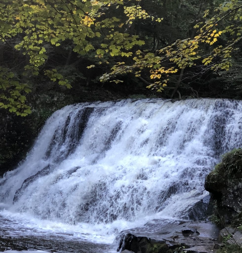 Waterfall near Middletown Connecticut, a fabulous place to stop when visiting New England!