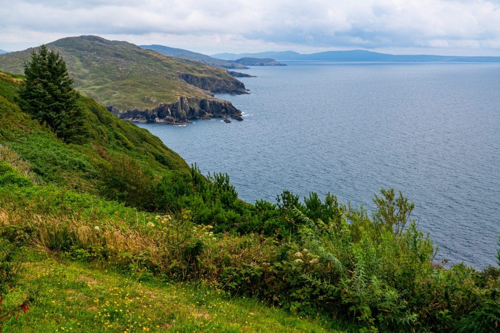 Irish coastline as seen along the Ring of Beara--the perfect Ireland road trip destination for those looking for something offbeat!