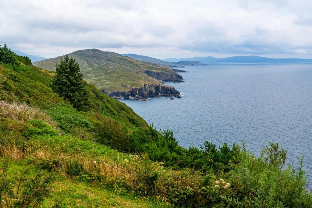 Coastline of the Ring of Beara, one of the best hidden gems in Ireland