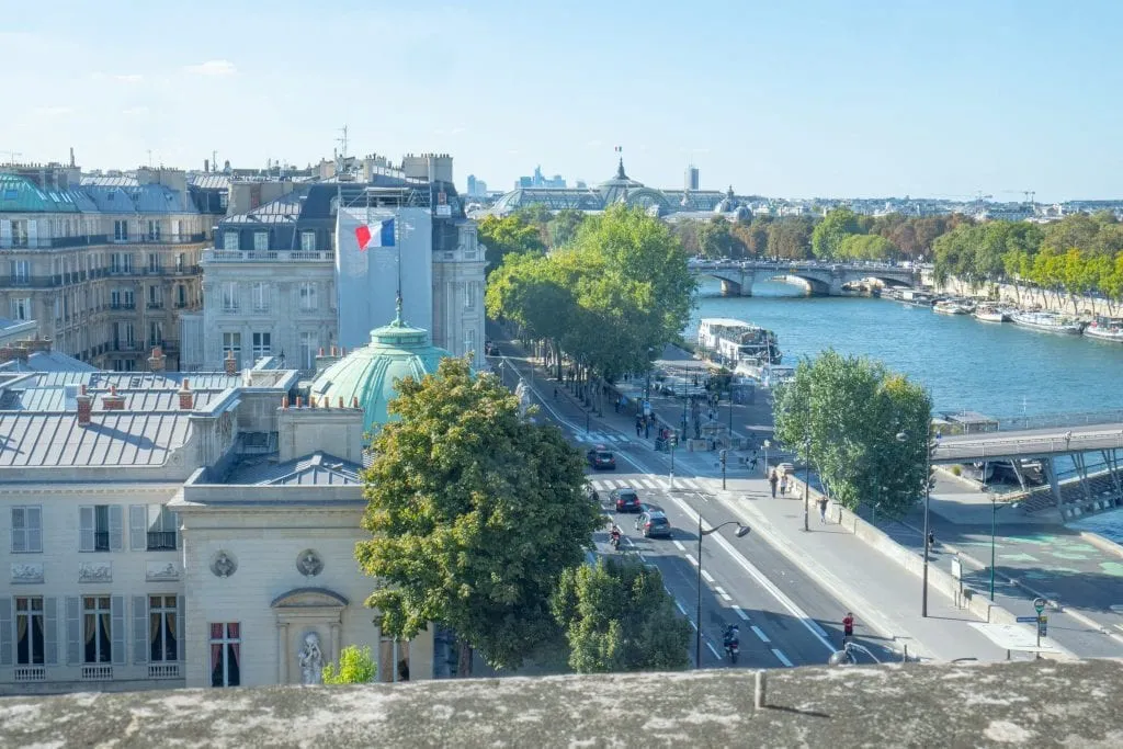 view from inside the musee d orsay during an itinerary paris france