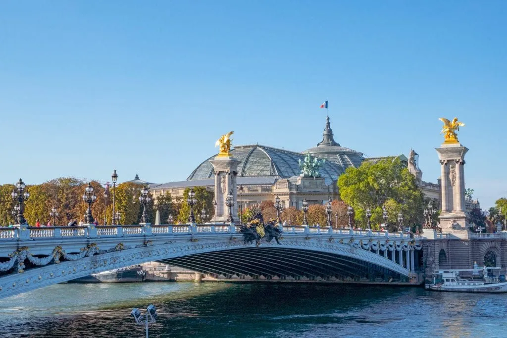 Pont Alexander III in Paris France