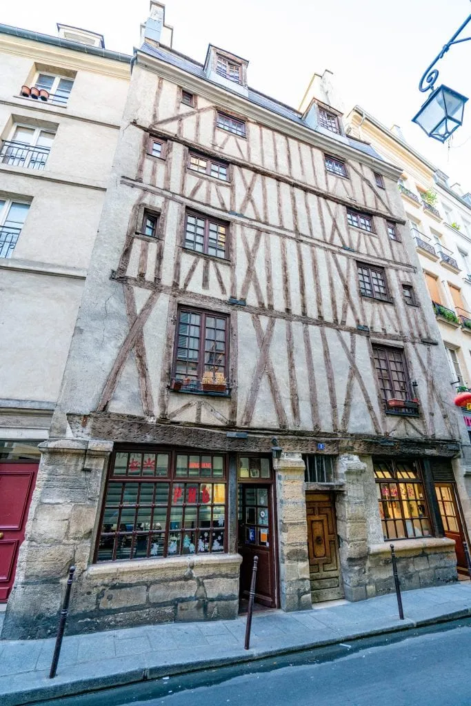 No. 3 Rue Volta, once thought to be the oldest house in Paris, is a fun secret Paris spot worth checking out in Le Marais.