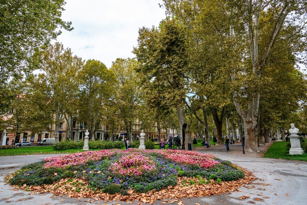 Green Horseshoe Park Zagreb Croatia