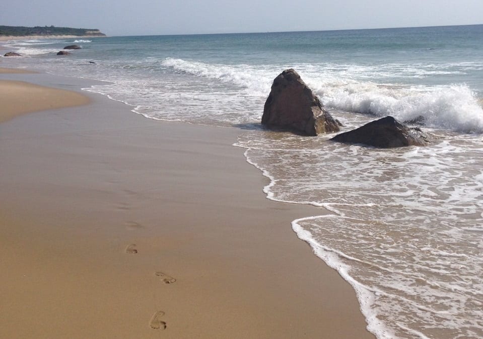 Deserted beach on Block Island RI, one of the best places to visit in New England