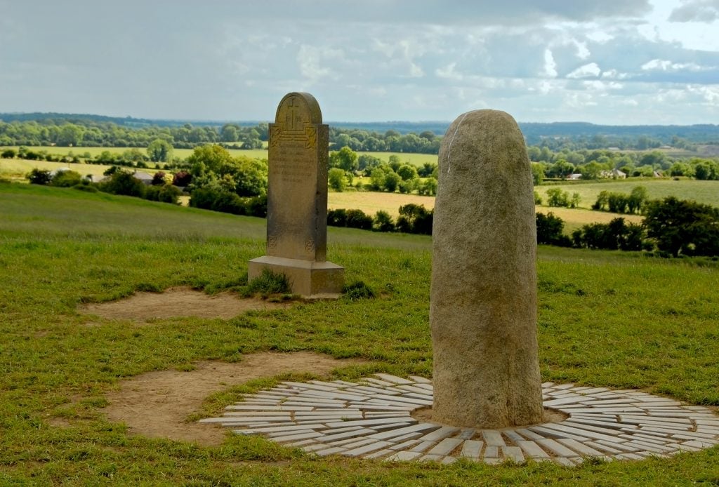 stone of destiny on the hill of tara, one of the best day trips from dublin ireland