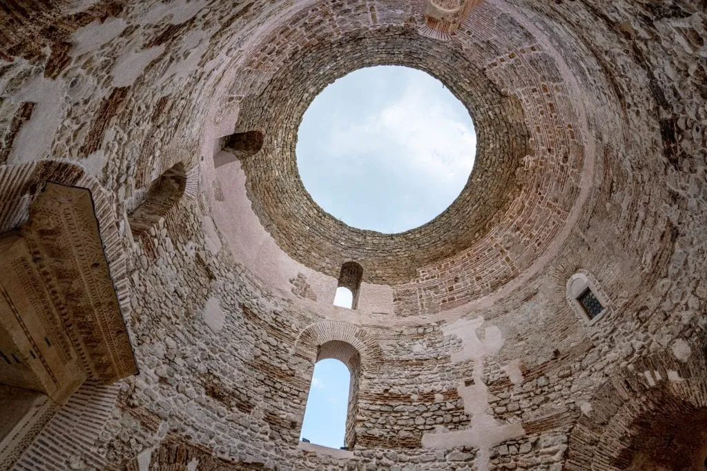 Vestibule of Diocletian's Palace, a must-see spot during a one day in Split itinerary