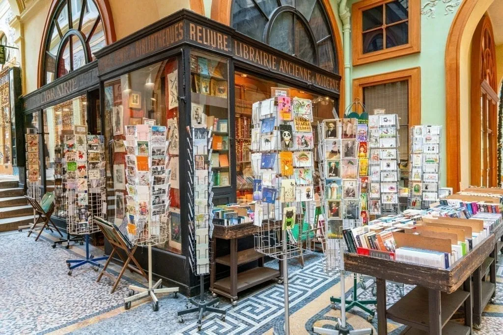 Librairie Jousseaume in Galerie Vivienne in Paris, one of the most beautiful bookstores in europe