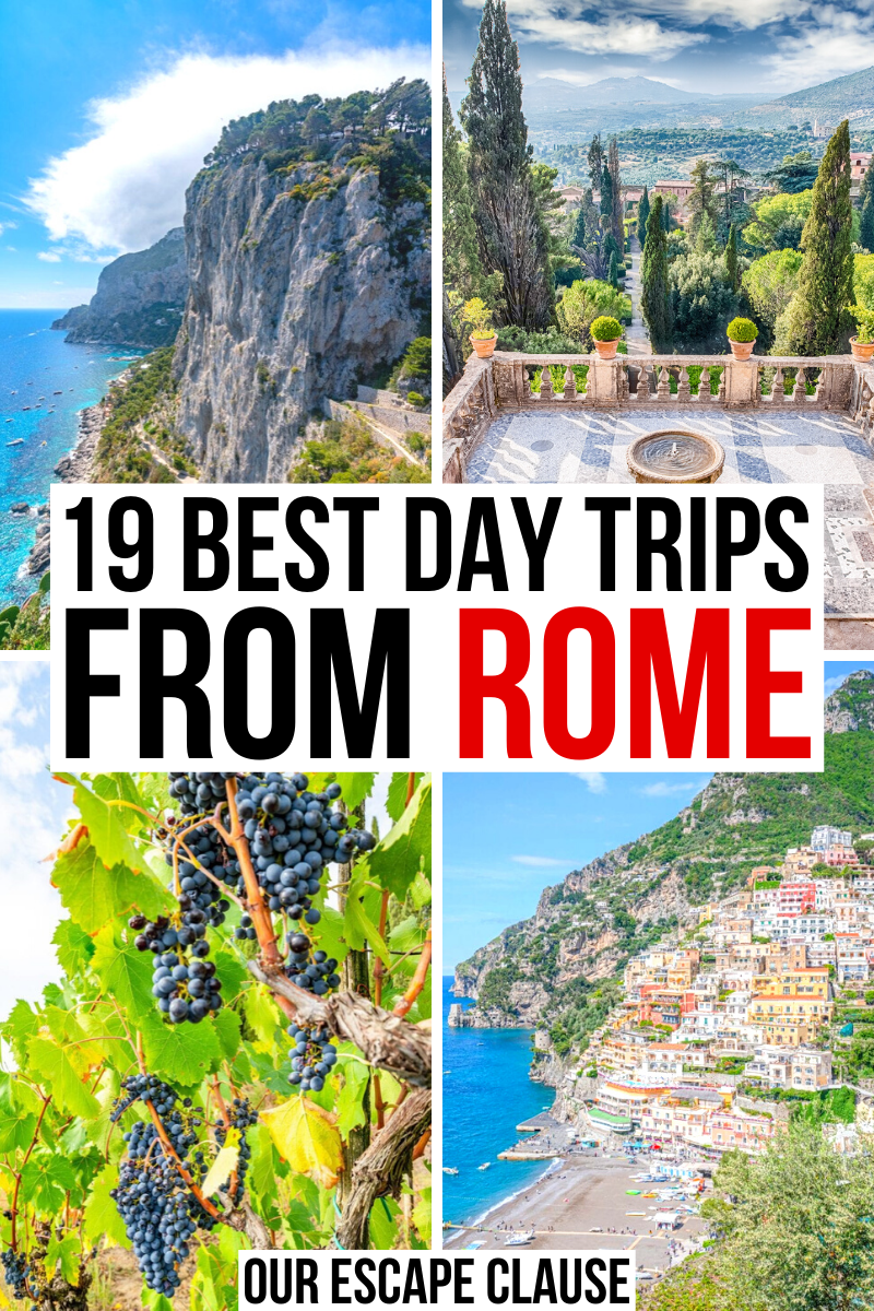 short trips from rome italy