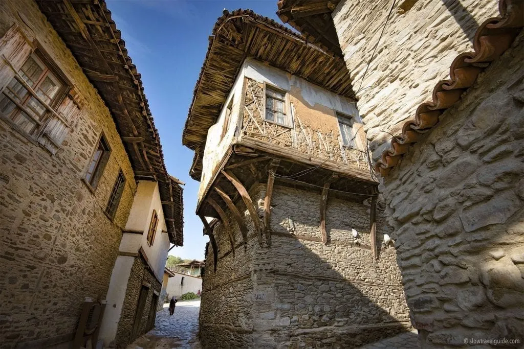 Ottoman style houses in Birgi Turkey